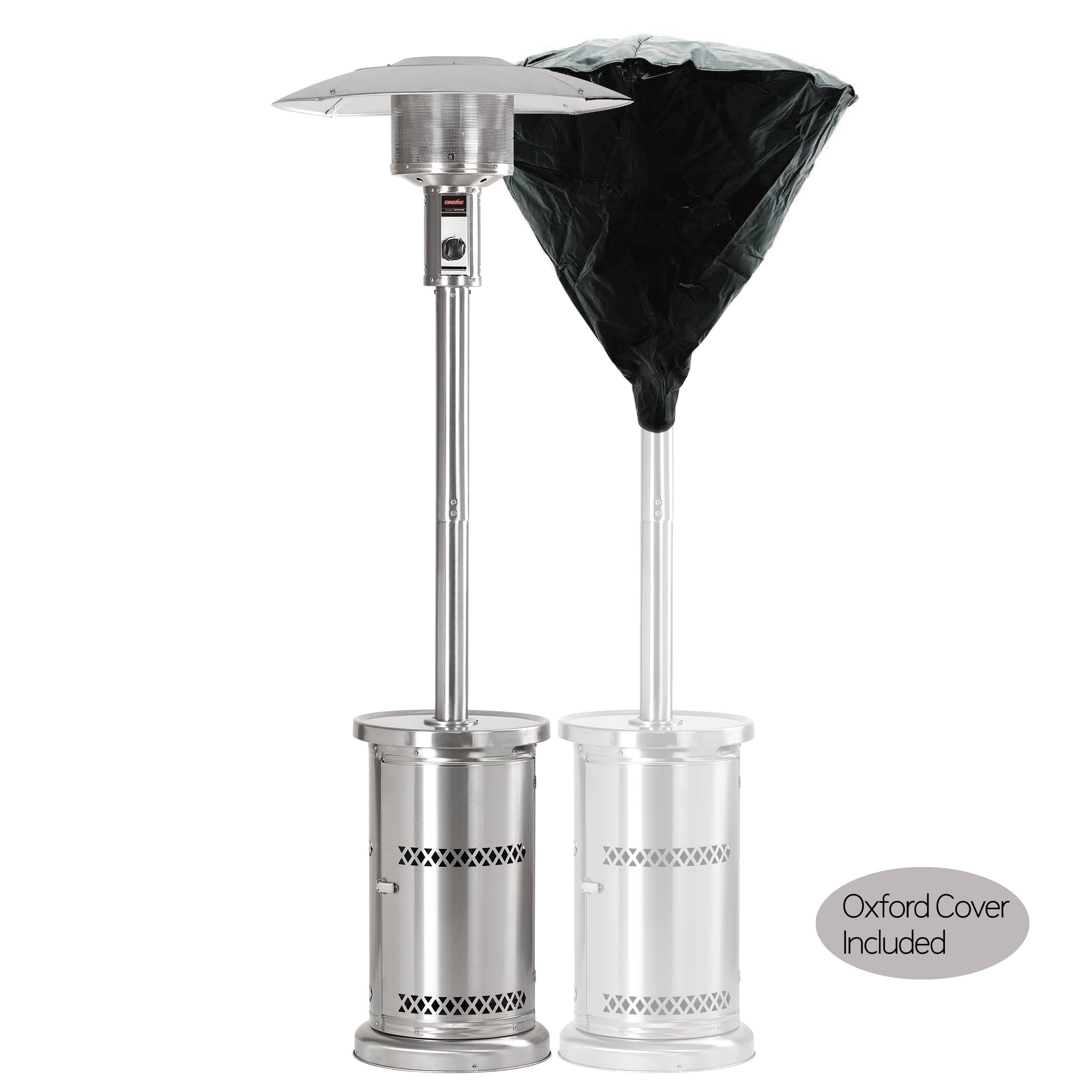 SHINERICH - Vendita all'ingrosso Lampada riscaldante da esterno - Riscaldatore a gas per patio Heatmaxx da 48.000 BTU in acciaio inossidabile8