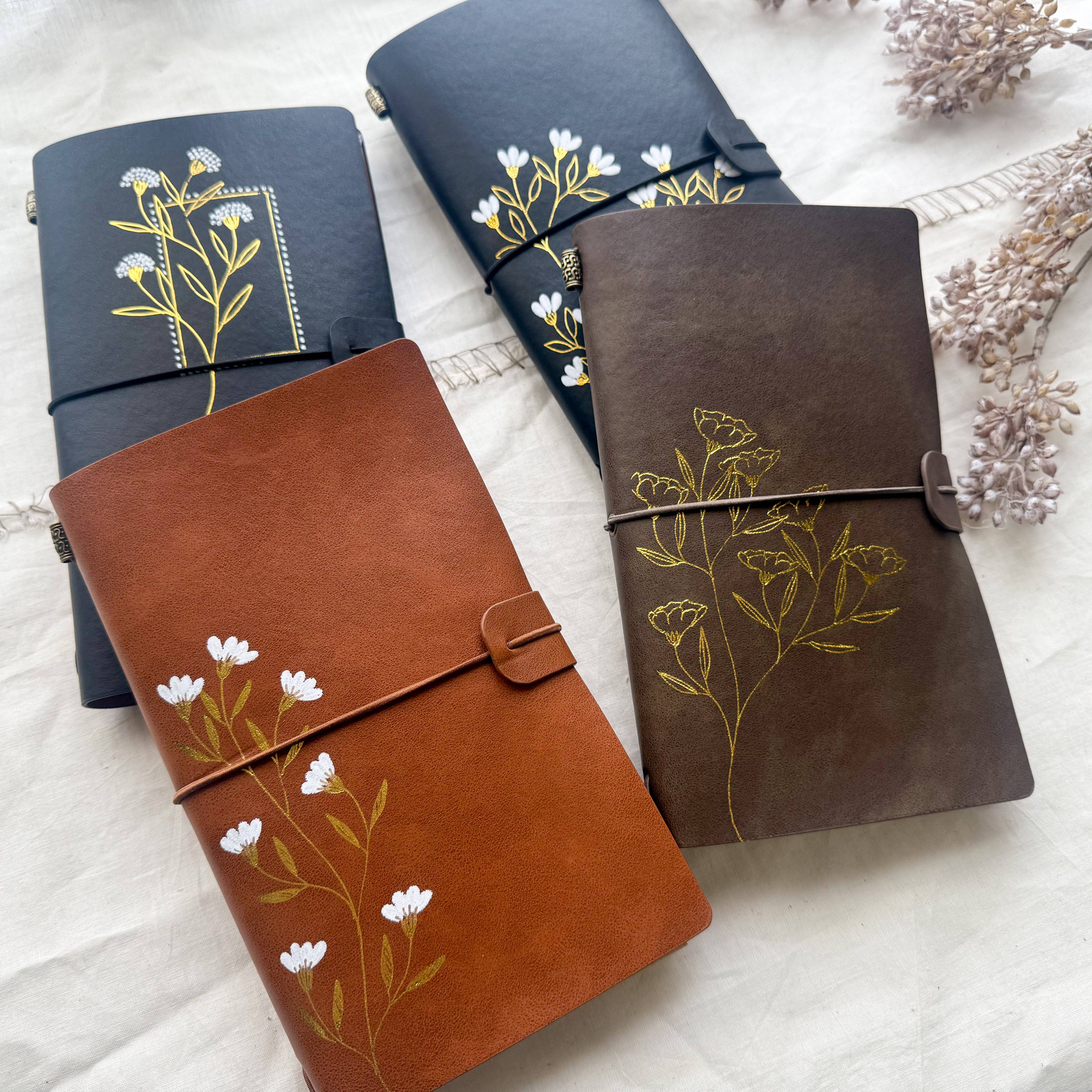 A House of Books - Wholesale Journal/Diary - Travel Journal- Floral4