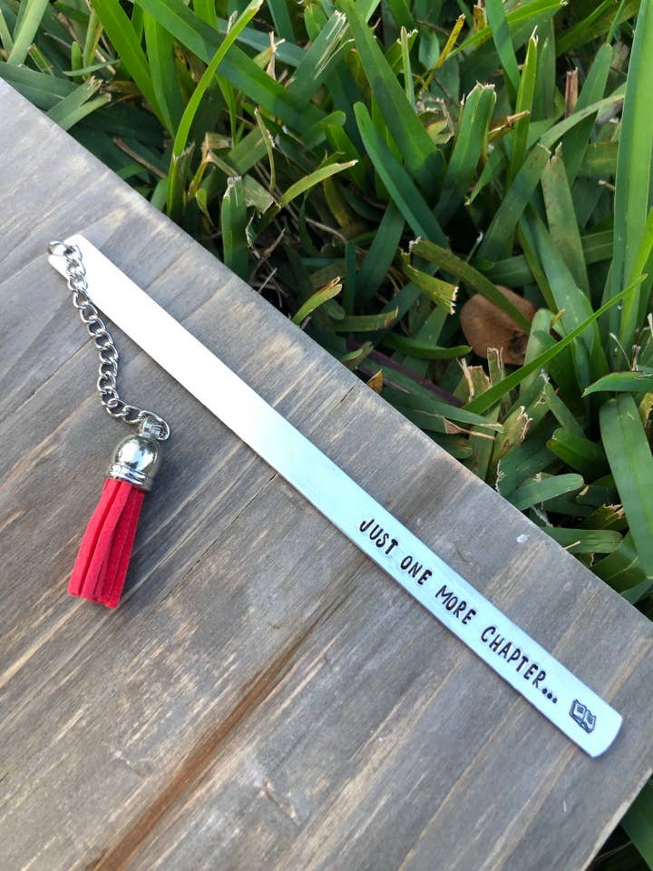 “Just One More Chapter..” Bookmark for wholesale by The Imprint Duo