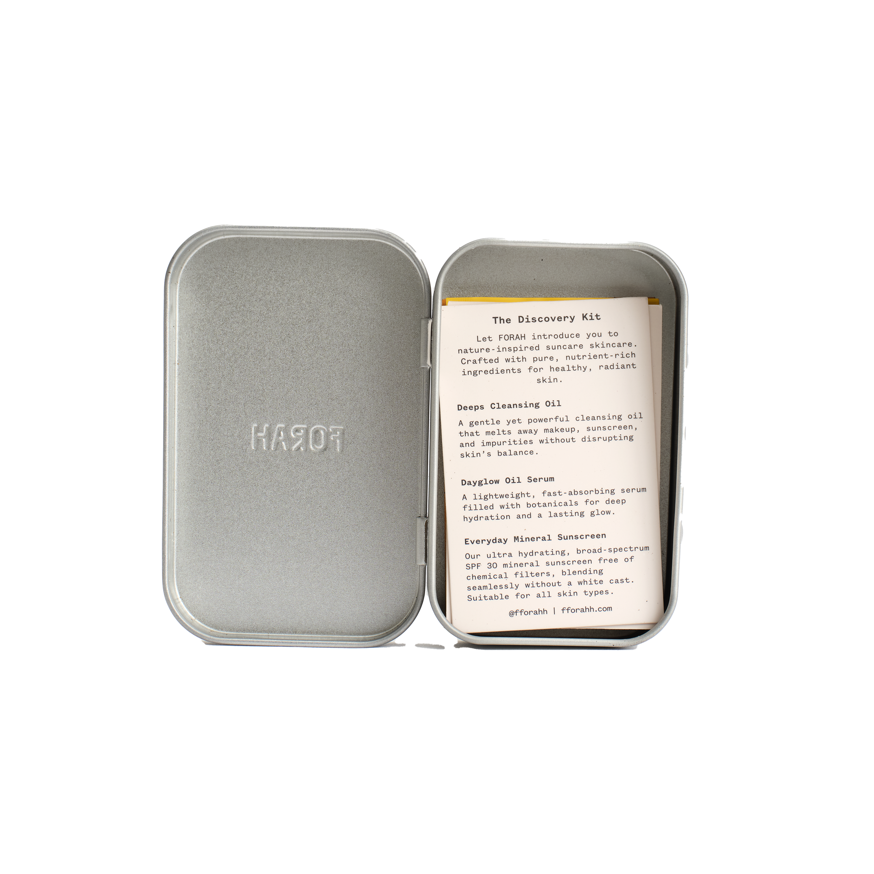 FORAH – Großhandel Gesichtspflege-Set – Entdeckungs-K1