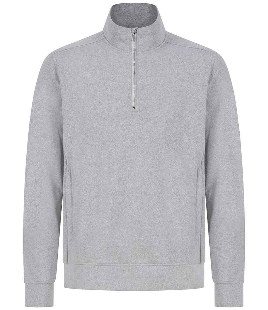 Pierre Francis – wholesale Sweatshirt – Unisex – Henbury - Unisex Sustainable 1/4 Zip Sweatshirt4