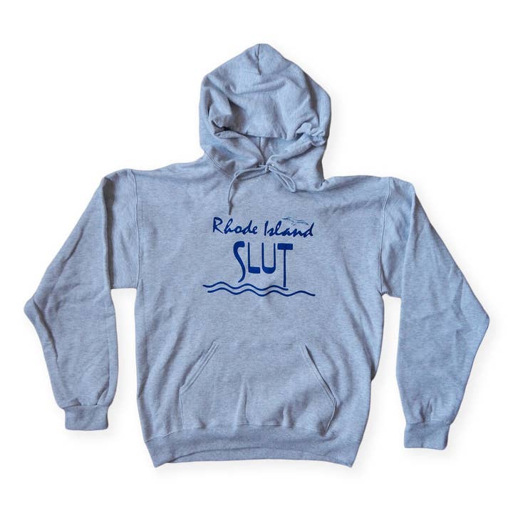RI Slut Hoodie voor wholesale door Hungry Ghost Press