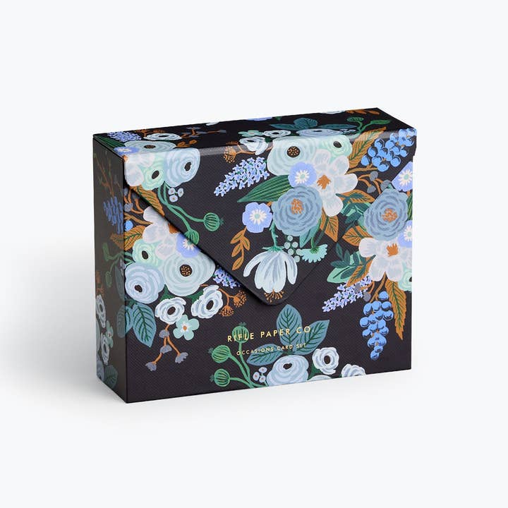 Rifle Paper Co. - Wholesale Everyday Greeting Card - Mixed Florals Essentials Assorted Card Box, 15 Cards