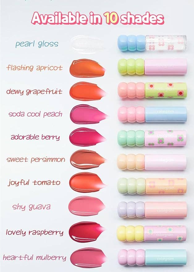 Kosmic - Kbeauty Skincare - Wholesale Lip Stain/Dye/Tint - [COLORGRAM] FRUITY GLASS TINT - 18 COLORS0