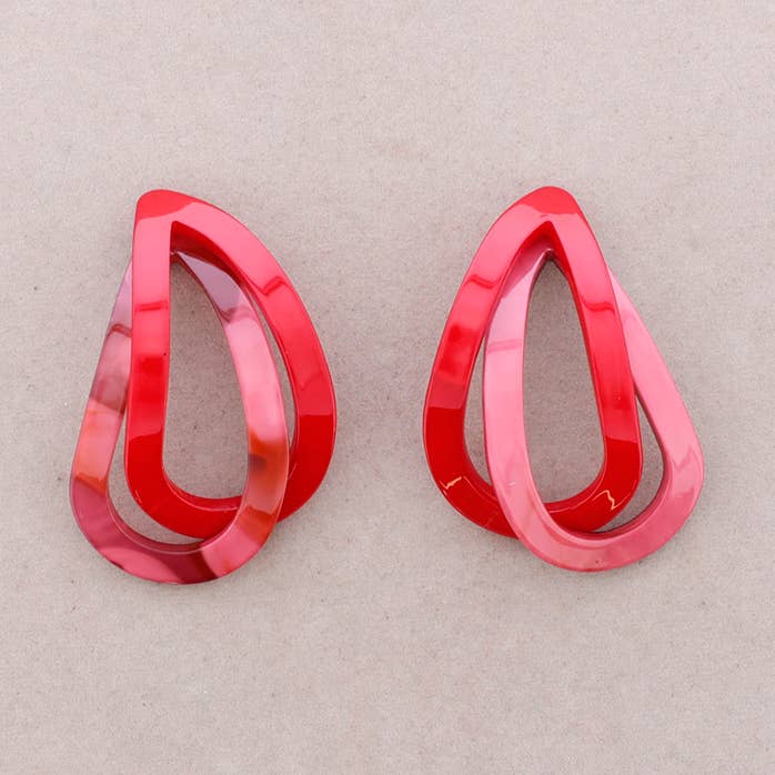 Irregular Resin Earrings and other Purchase Wholesale orecchini plexiglass. Free Returns & Net 60 Terms on Faire trending on Faire.