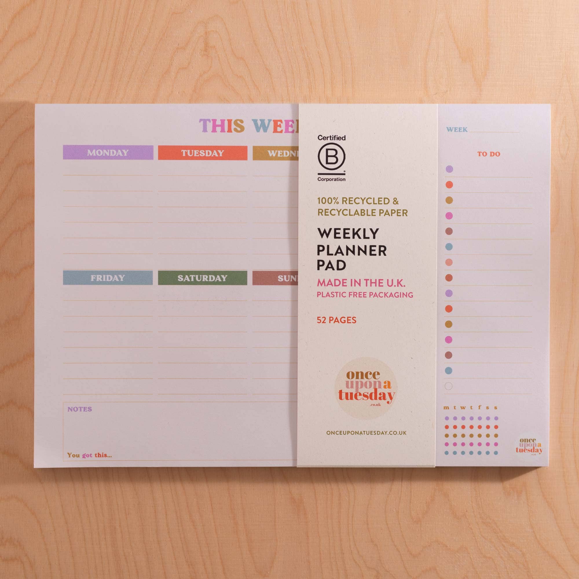 Good Tuesday (Once Upon a Tuesday) - Vendita all'ingrosso Planner - Agenda settimanale A4 con Habit Tracker | You Got This6