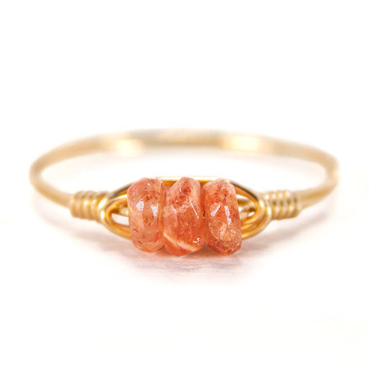 Sunstone Statement Ring for wholesale by Kindness Gems