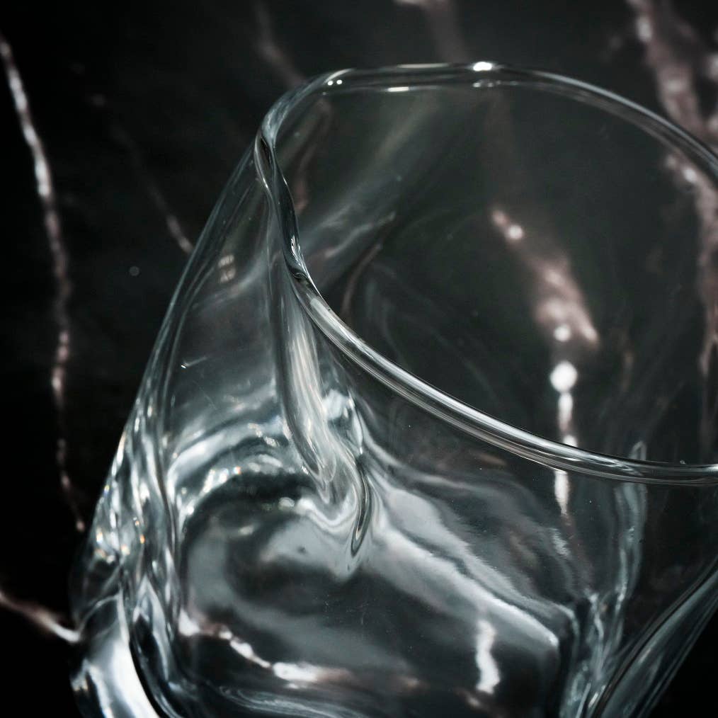 Sostraw & SmartThings – Großhandel Cocktail-/Schnapsglas – Japanisches Glas mit Geschenkbox, Granit-Eiswürfeln und Untersetzern |3693