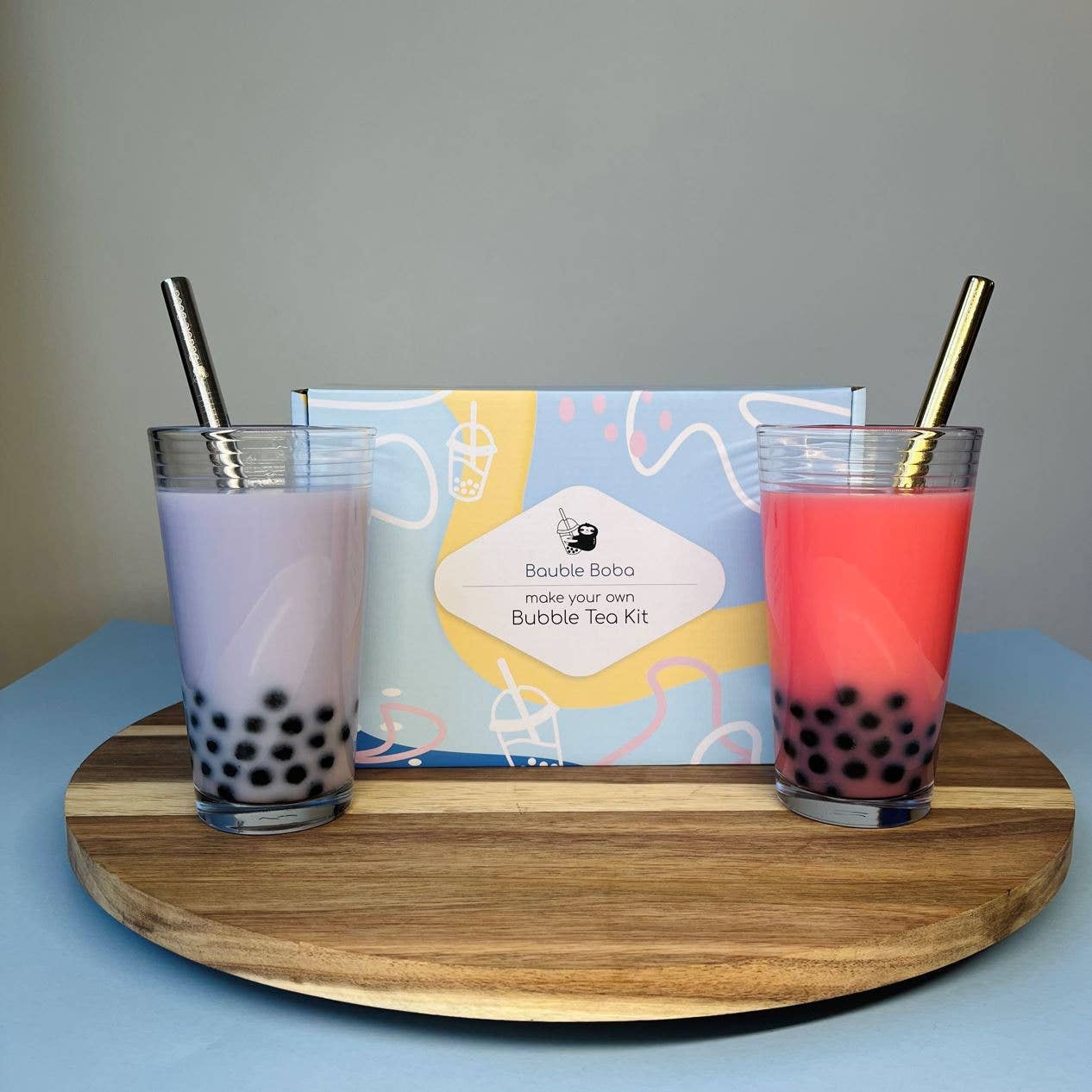 Bauble Boba - Wholesale DIY Drink Kit - Creamy Fruit 5 Min Bubble Tea Kit [6-8 Pack | 2 Flavours]7