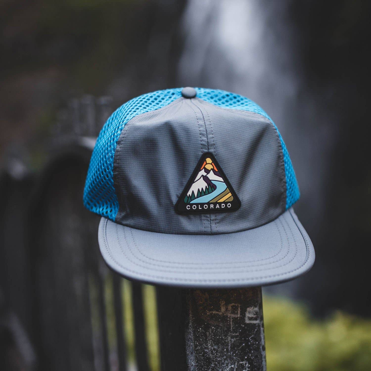 Atomicchild - Wholesale Trucker Hat - Men's - Colorado Badge Grey Backpack Hat1