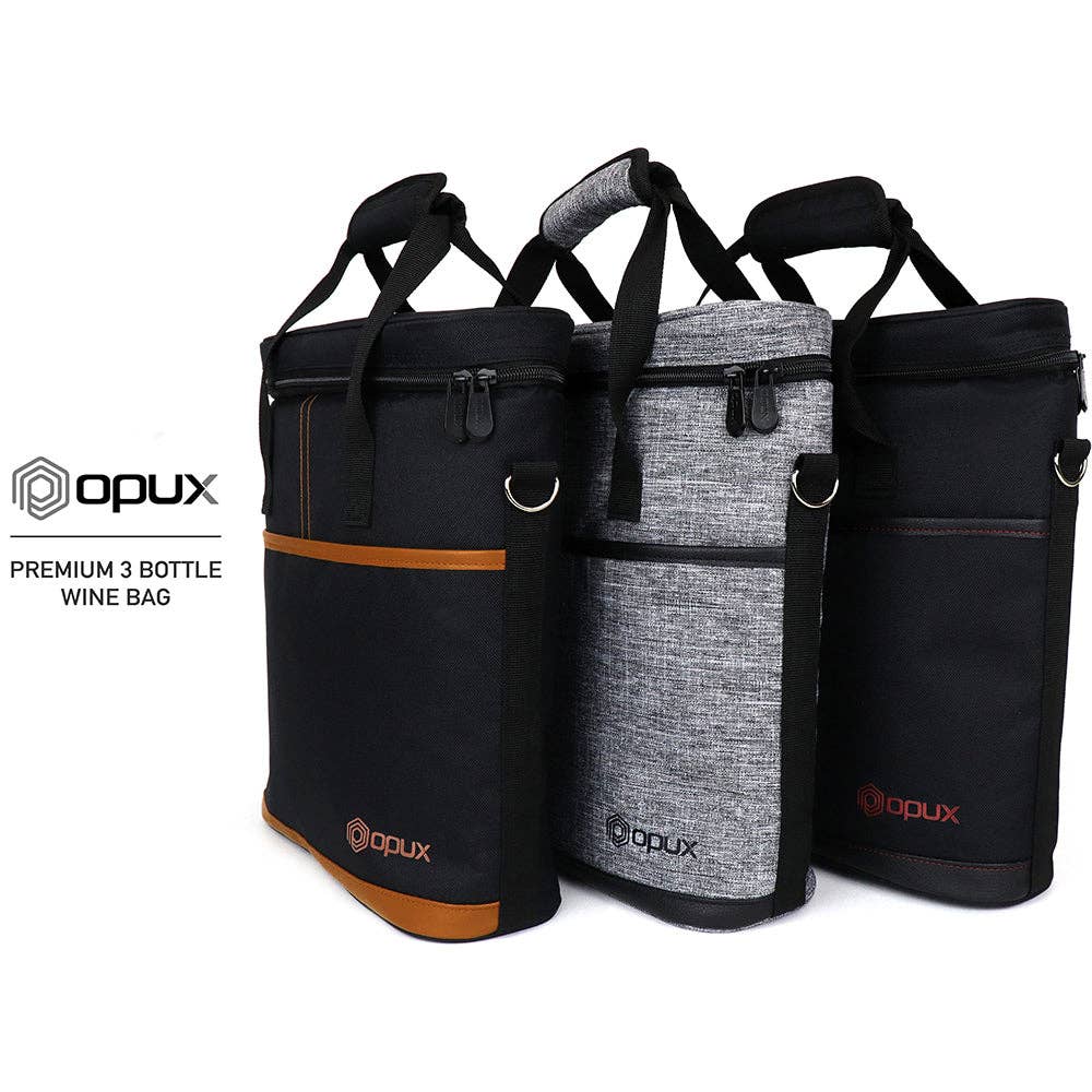 OPUX - Wholesale Wine Tote - 3 Bottle Wine Carrier Bag40
