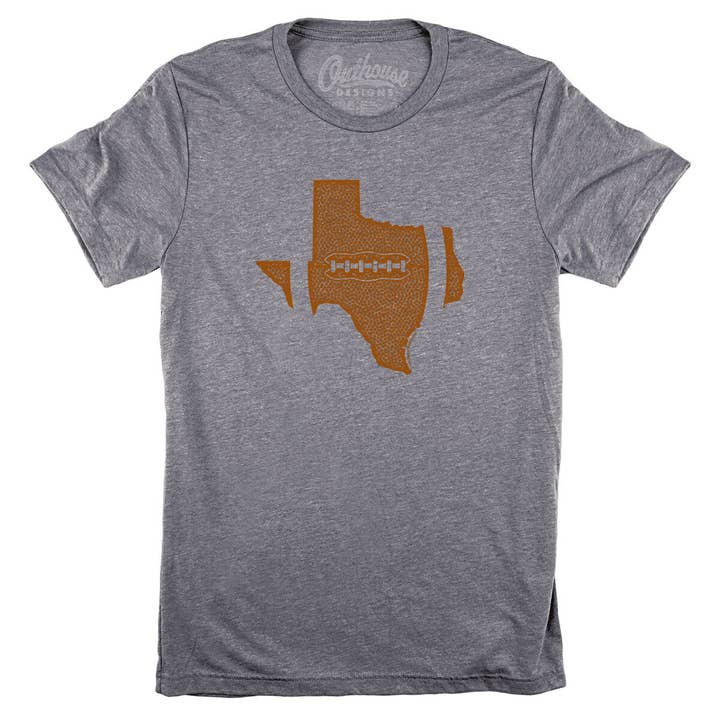 Texas Football Tee for wholesale by Outhouse Designs