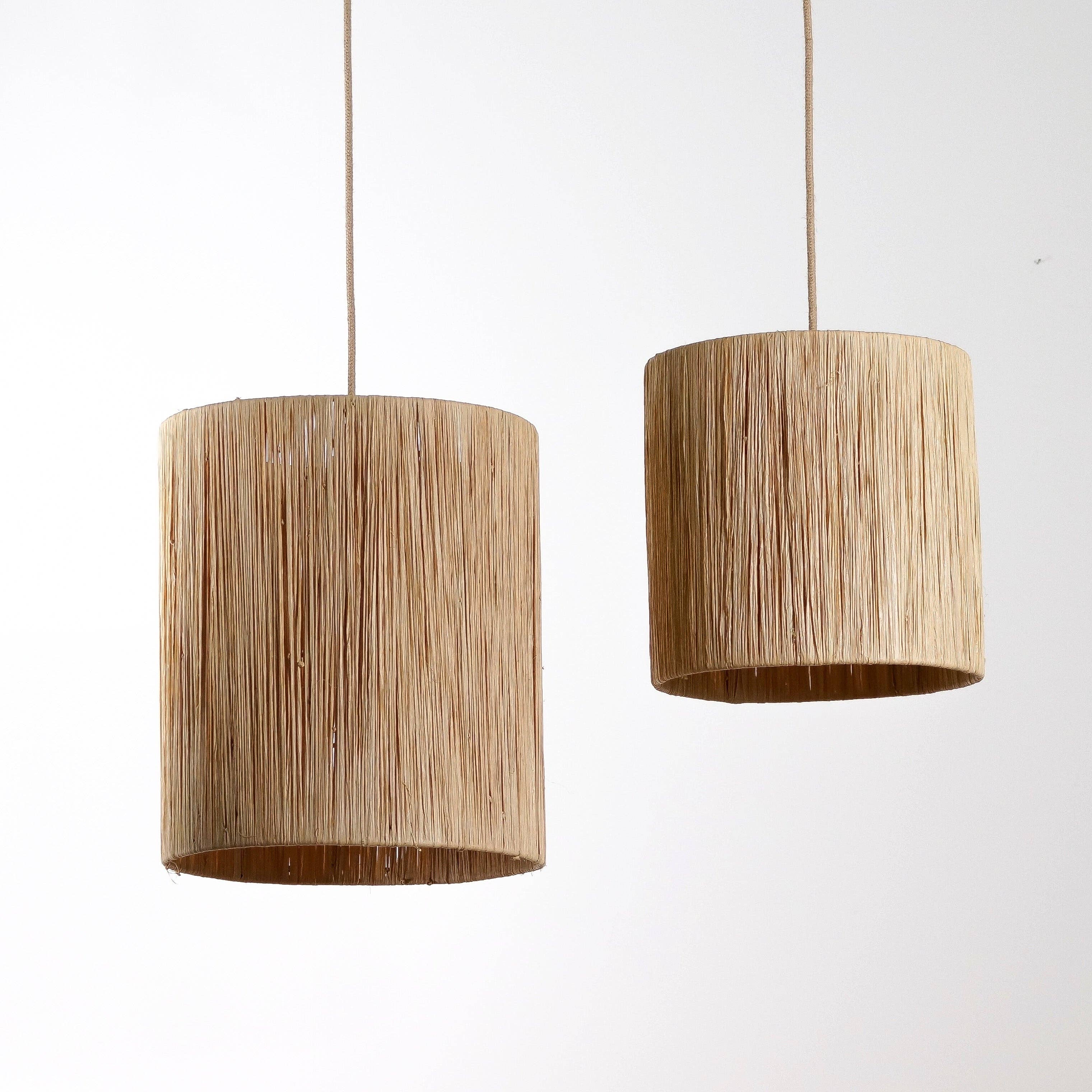 Bohome Living - Wholesale Chandelier/Hanging Light - Round pendant light in natural raffia1