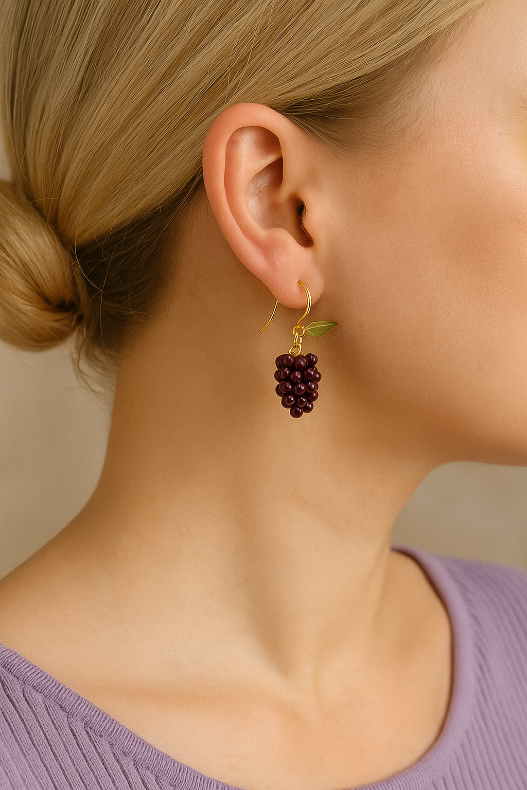 Wild & Free – wholesale Dangle earrings – Pendientes de uva3