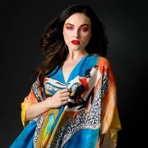 "The Scream" Kimono for wholesale by Anet’s Collection