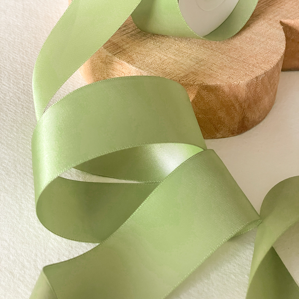 Imaginediy - Wholesale Ribbon - Gift Wrapping - 38mm Spring Moss Satin Ribbon - 10 Meter Roll1