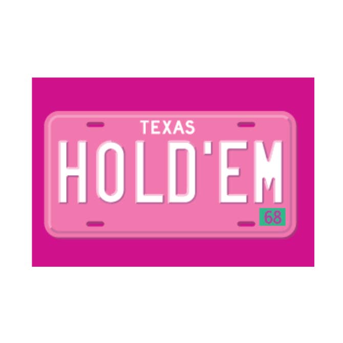 Texas Hold 'Em Jumbo Magnet for wholesale by Kalan