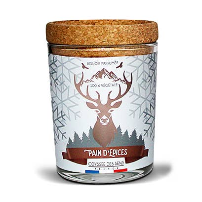 ODYSSÉE DES SENS - Vendita all'ingrosso Candela in vasetto - Pan di Zenzero - Candela 180g0