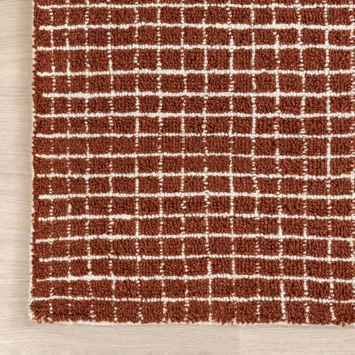 nuLOOM - Wholesale Area Rug - Melrose Checked Wool Area Rug10