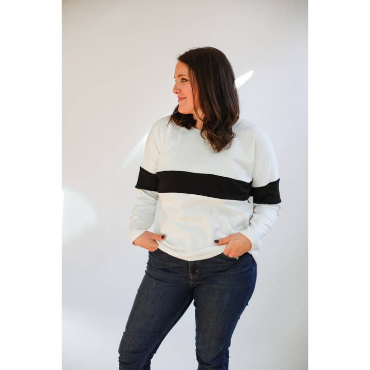 Movemama Apparel - Wholesale Nursing Top - Maternity - Varsity Dual Zip Breastfeeding Long Sleeve1