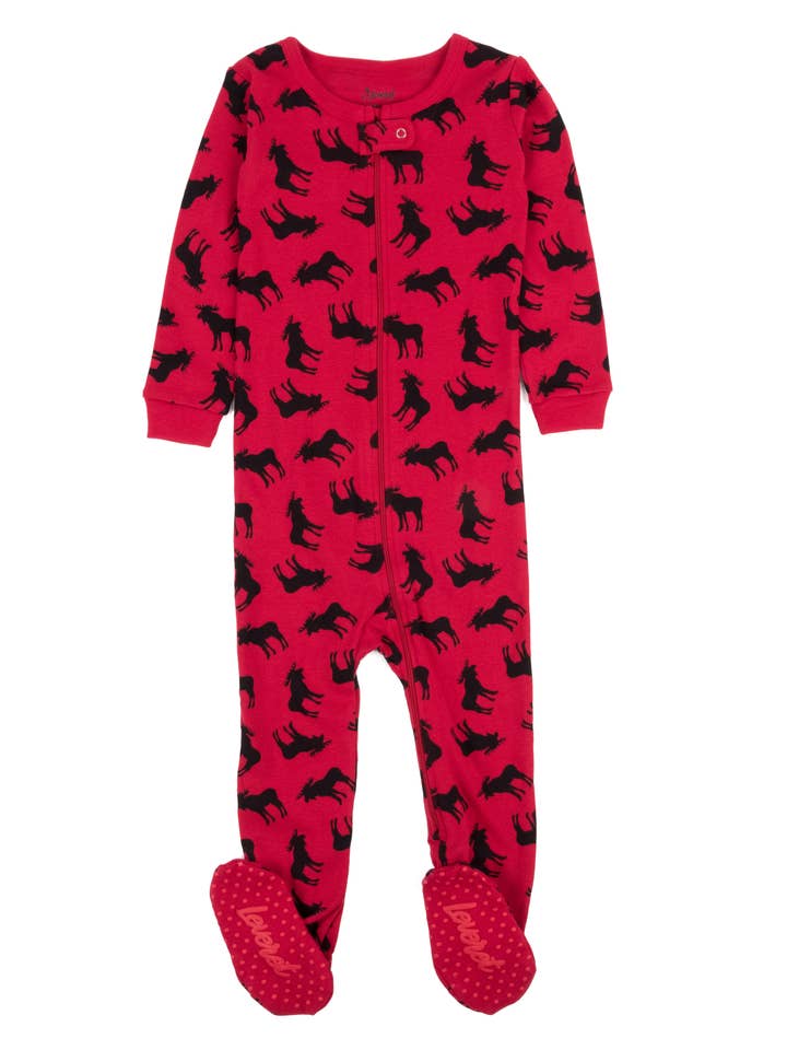 Baby-Fuß-Cotton-Weihnachts-, Feiertags- und Chanukka-Drucke für den Großhandel von Leveret Pajamas