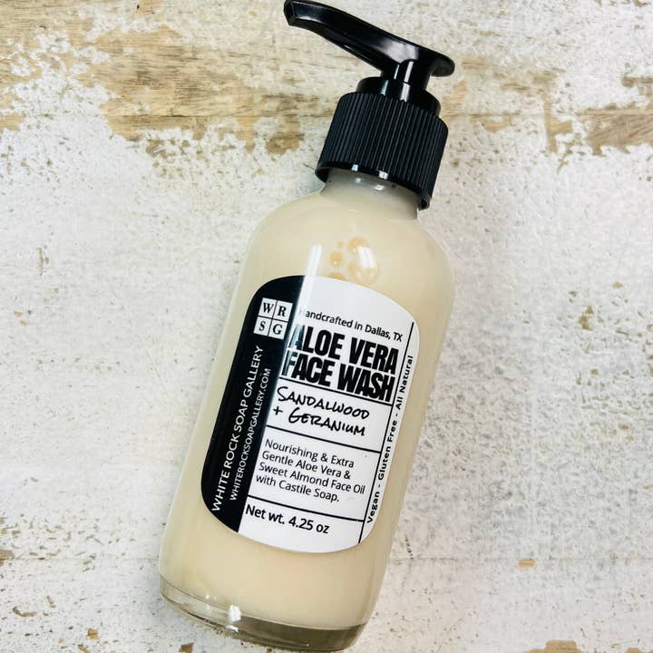 White Rock Soap Gallery - Wholesale Facial Cleanser - Aloe Vera Face Wash