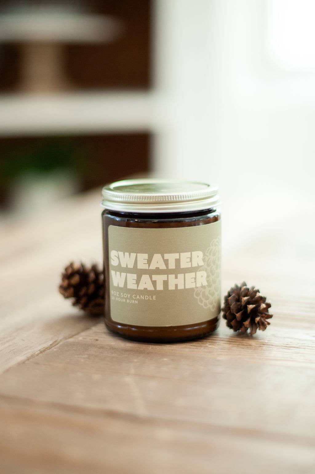 Austy Lou by Broken Top Brands - Wholesale Jar/Filled Candle - Sweater Weather 9oz Soy Candle2