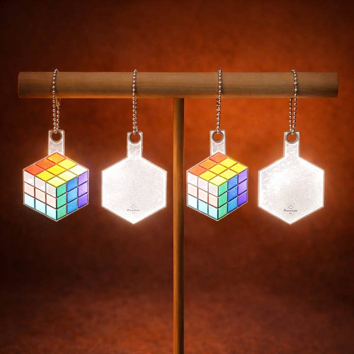 Pride Reflective Charm Cube Glow In Dark for wholesale by RAWHER