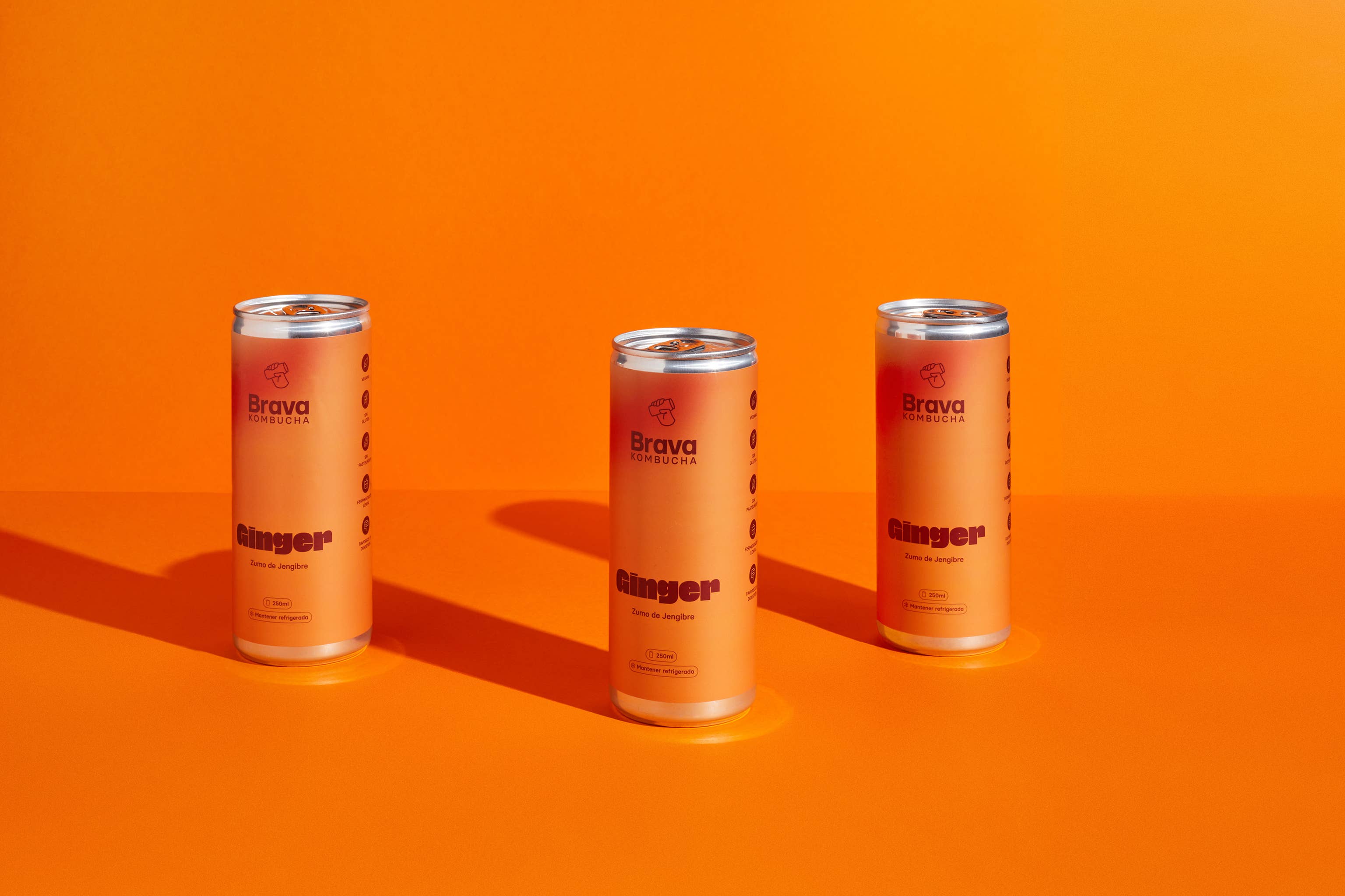 Brava kombucha – wholesale Kombucha – Brava Ginger kombucha med ingefära1