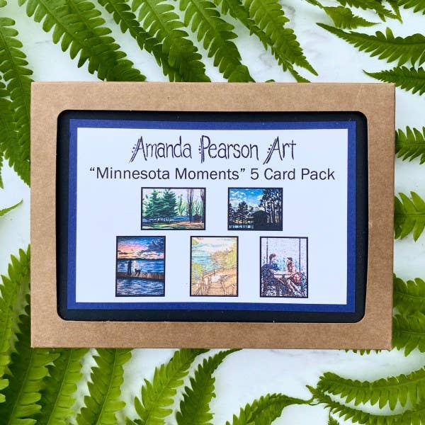 Pack de 5 cartes Minnesota Moments pour la vente par Amanda Pearson Art