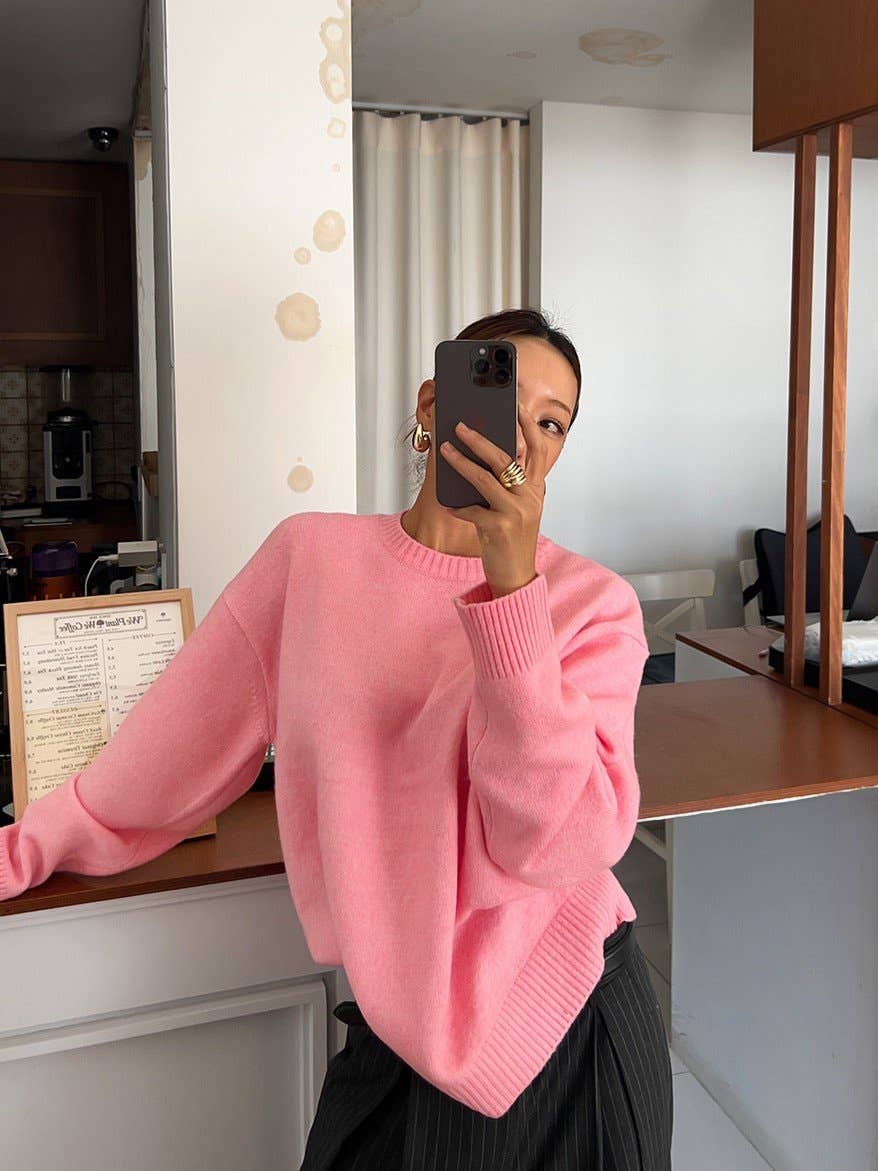 Little Light - Wholesale Knit Sweater - Women's - Soft Cashmere Blend Washable Knit Sweater Made in Korea26