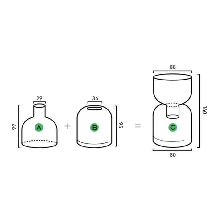 IVORE.GROUP (We cover All Import duty) - Vente Bougeoirs - Vase hydroponique terrarium à double vue / Bougeoir13