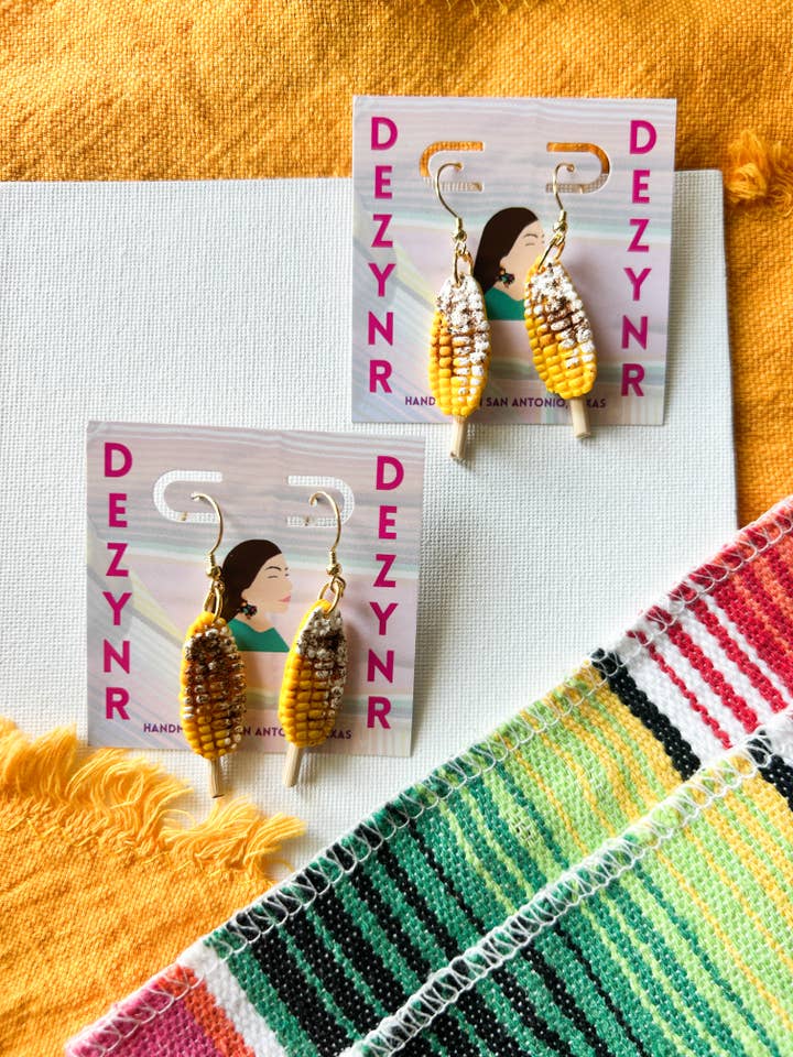 Elote earrings for wholesale by Dezynr Shop