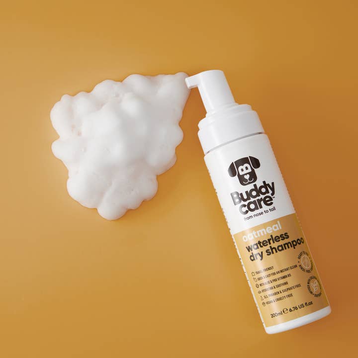 Waterless Dog Shampoo - Oatmeal - 6.76 fl oz for wholesale by Buddycare