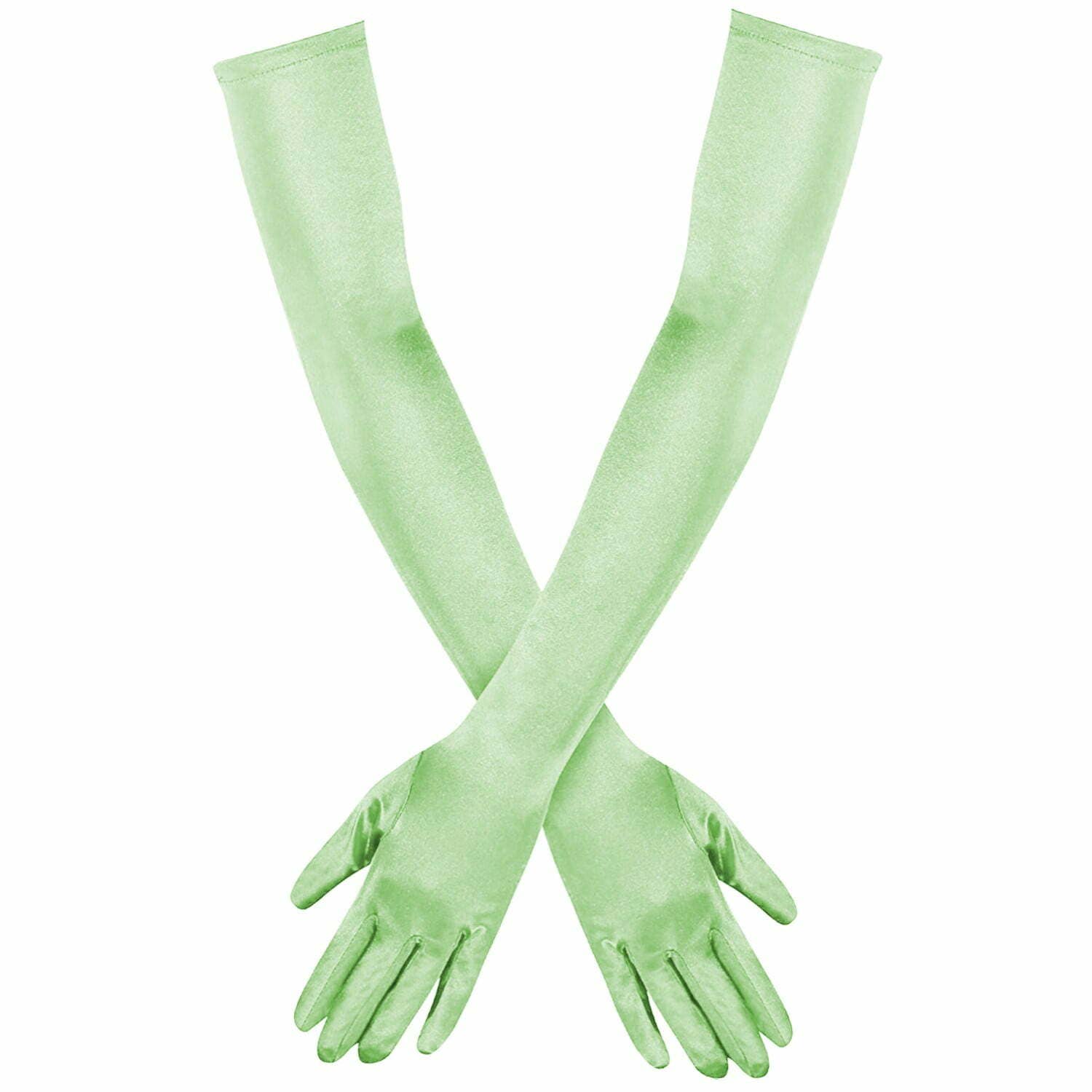 Diacly - Wholesale Gloves - Women's - 23 inch Opera Length Satin gloves Gatsby Flapper9