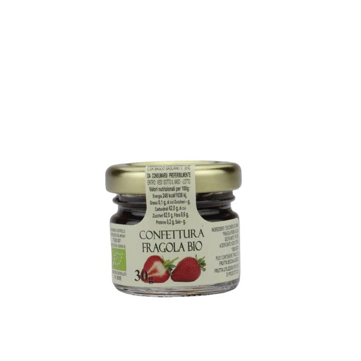 Radici Rosse – Großhandel Marmelade/Gelee – Bio-Erdbeermarmelade, 30 g