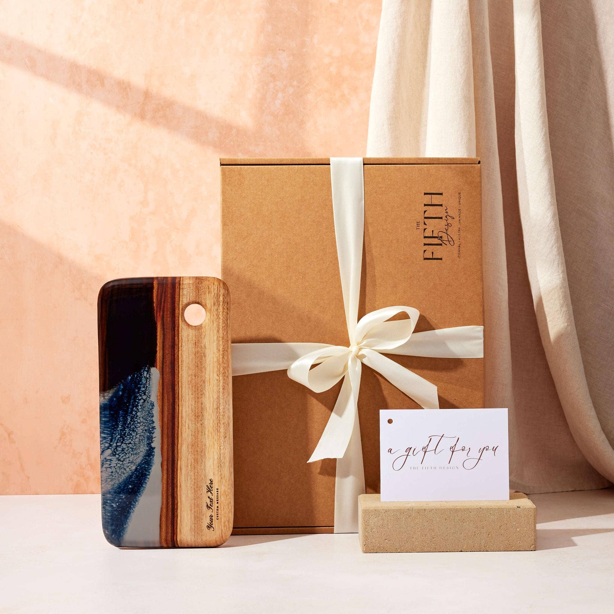 The Fifth Design - Wholesale Cutting board - Slate Handcrafted Resin Art Chopping Board - Small