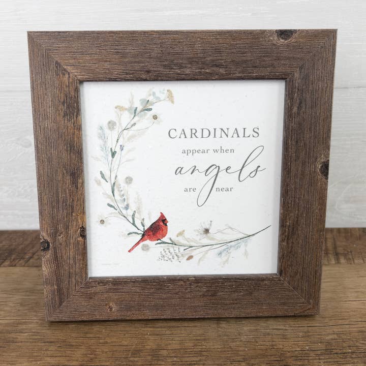 Cardinals Appear Angels Are Near Art Sympathy Sign for wholesale by Summer Snow Art