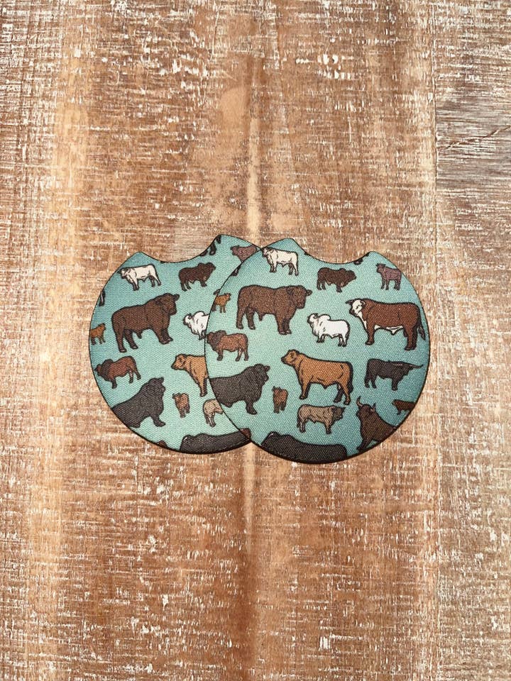 Western Cattle Car Coaster for wholesale by The Rustic J Boutique