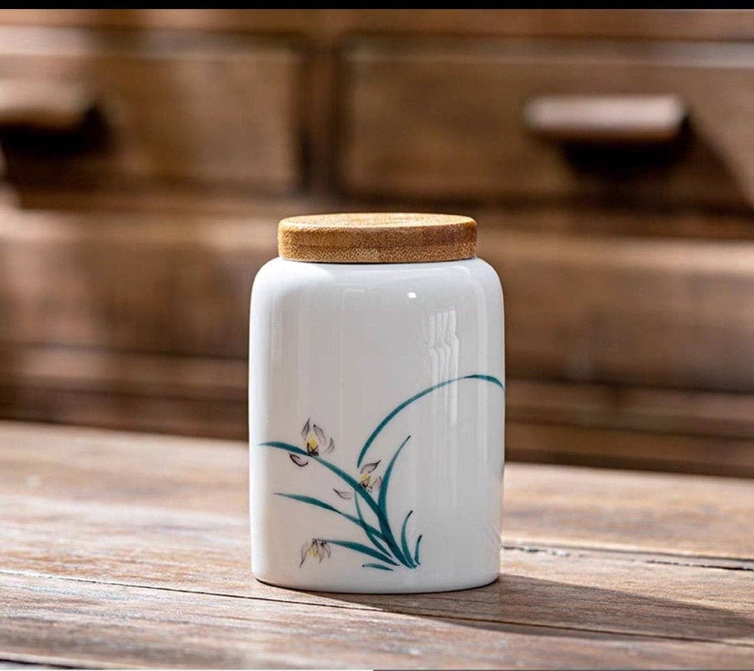 Green Pastures Wholesale – wholesale Burkar – Eleganta vita keramiska teburkar - Set med 6 mönster inspirerade av östlig kultur8