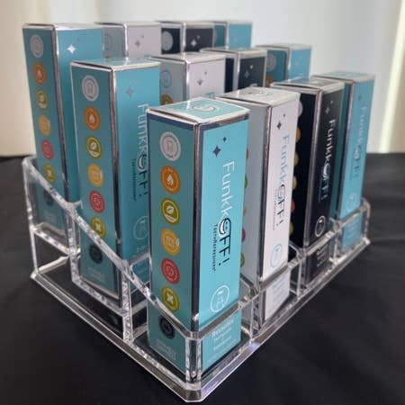 FunkkOFF! - Wholesale Retailer Display - Beauty & Wellness - FunkkOFF! TeethRefreshers® 3 Unit Counter Display