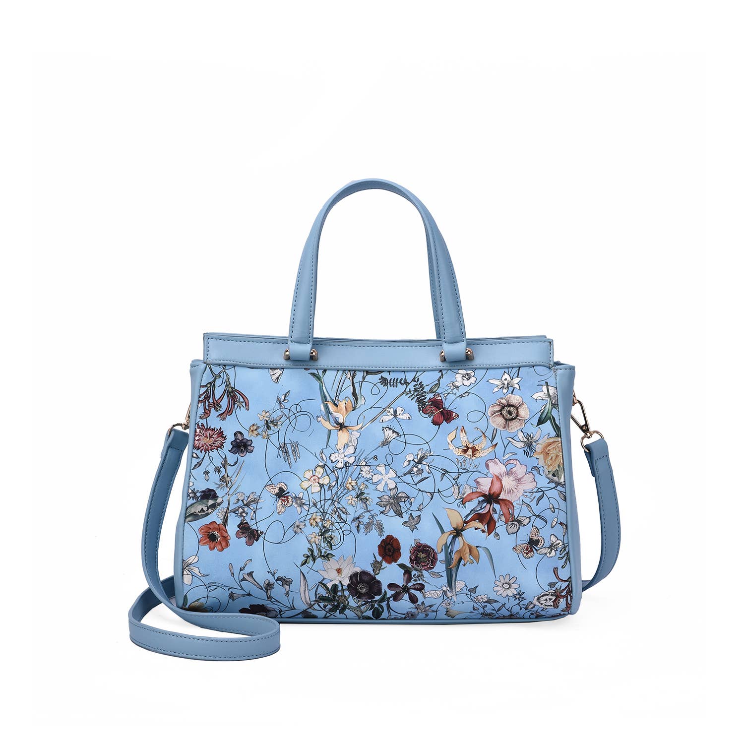 Mellow World - Vendita all'ingrosso Cartella - Donna - Borsa a tracolla Stellan con stampa floreale19