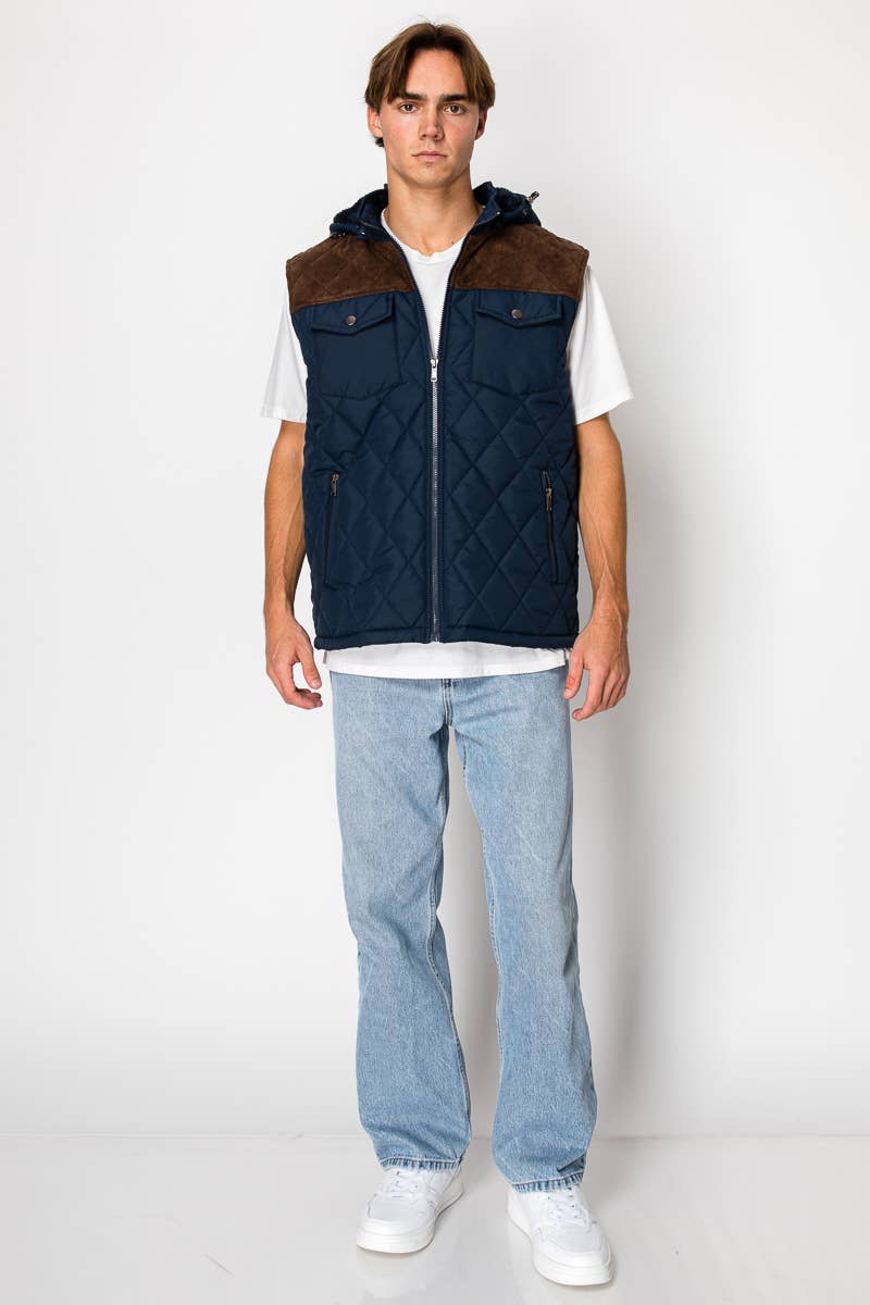 3 COULEURS DANS UN PACK Gilet homme doublé sherpa V4270 en vente sur Faire2