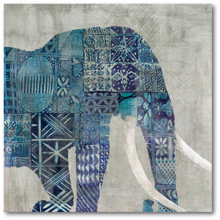 Botswana Patterns - Gallery Wrapped Canvas Wall Art for wholesale by Courtside Market