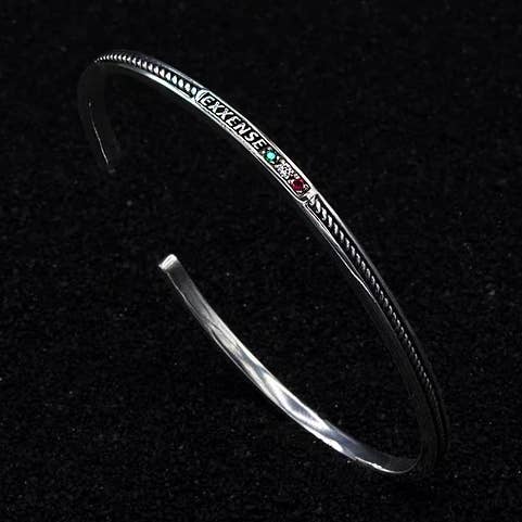 Polished Burnished Lil Maia-Sterling Silver Bracelet for wholesale on Faire0