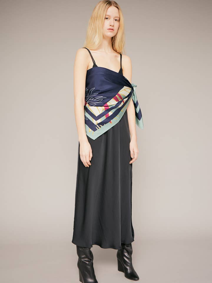 Blå Actinaria Midi Scarf för wholesale av Sicels