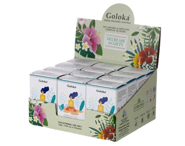 Crystal Magick Wholesale Ltd – Óleo essencial por atacado – Óleo Essencial Goloka Diminuir a Ansiedade0