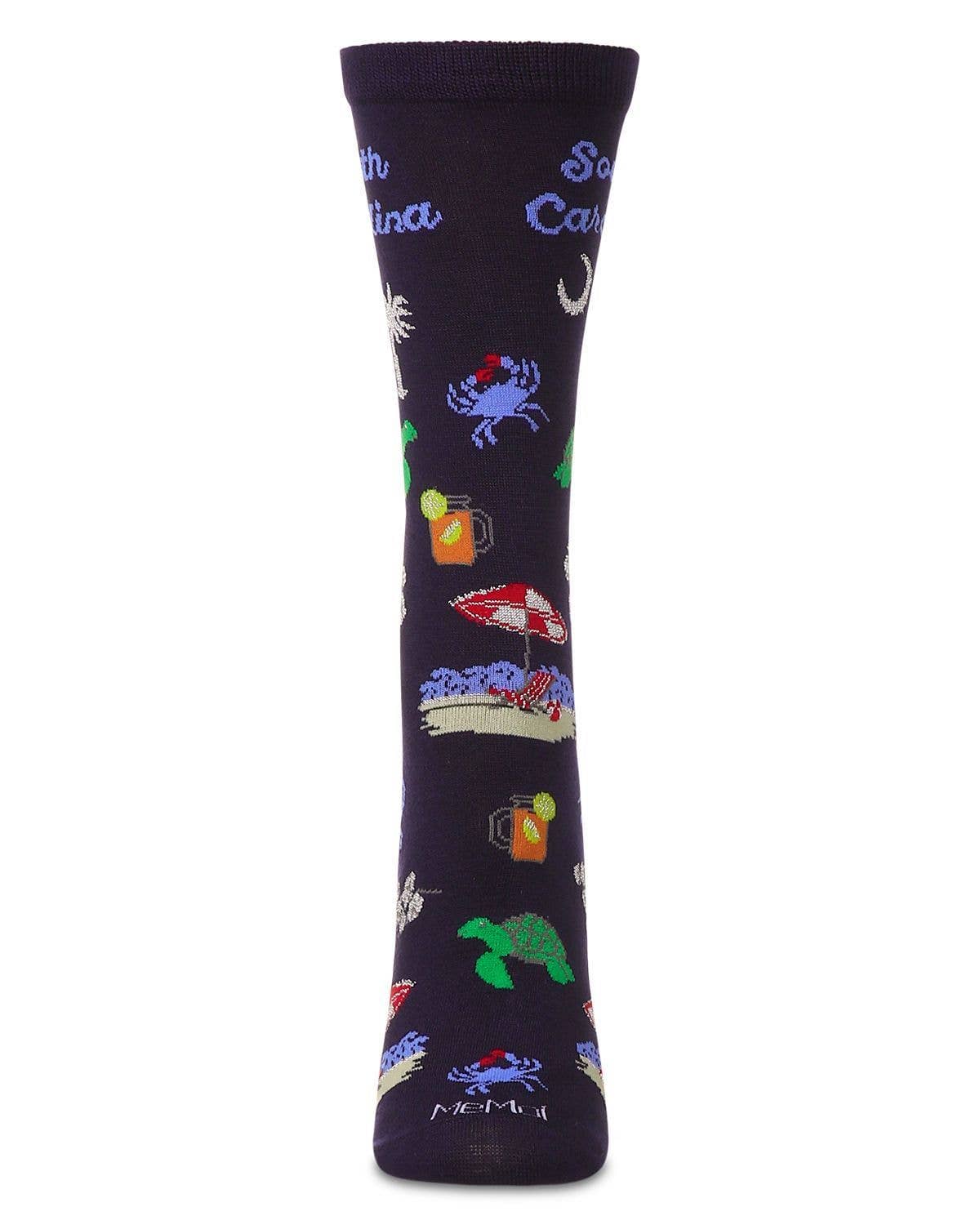 Navy South Carolina Bamboo Crew for wholesale on Faire1