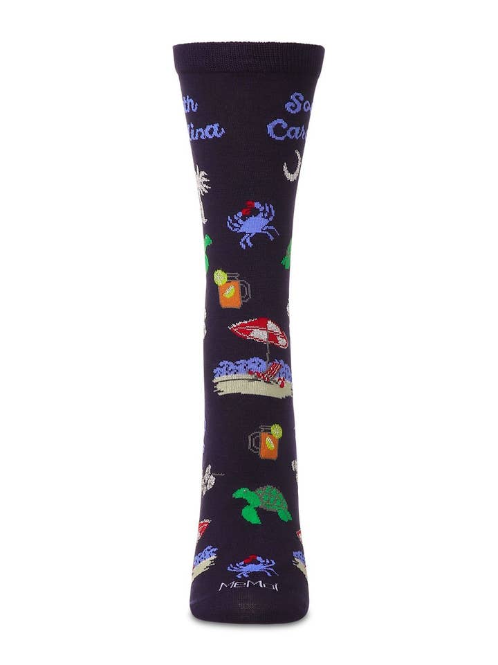 Navy South Carolina Bamboo Crew for wholesale on Faire1