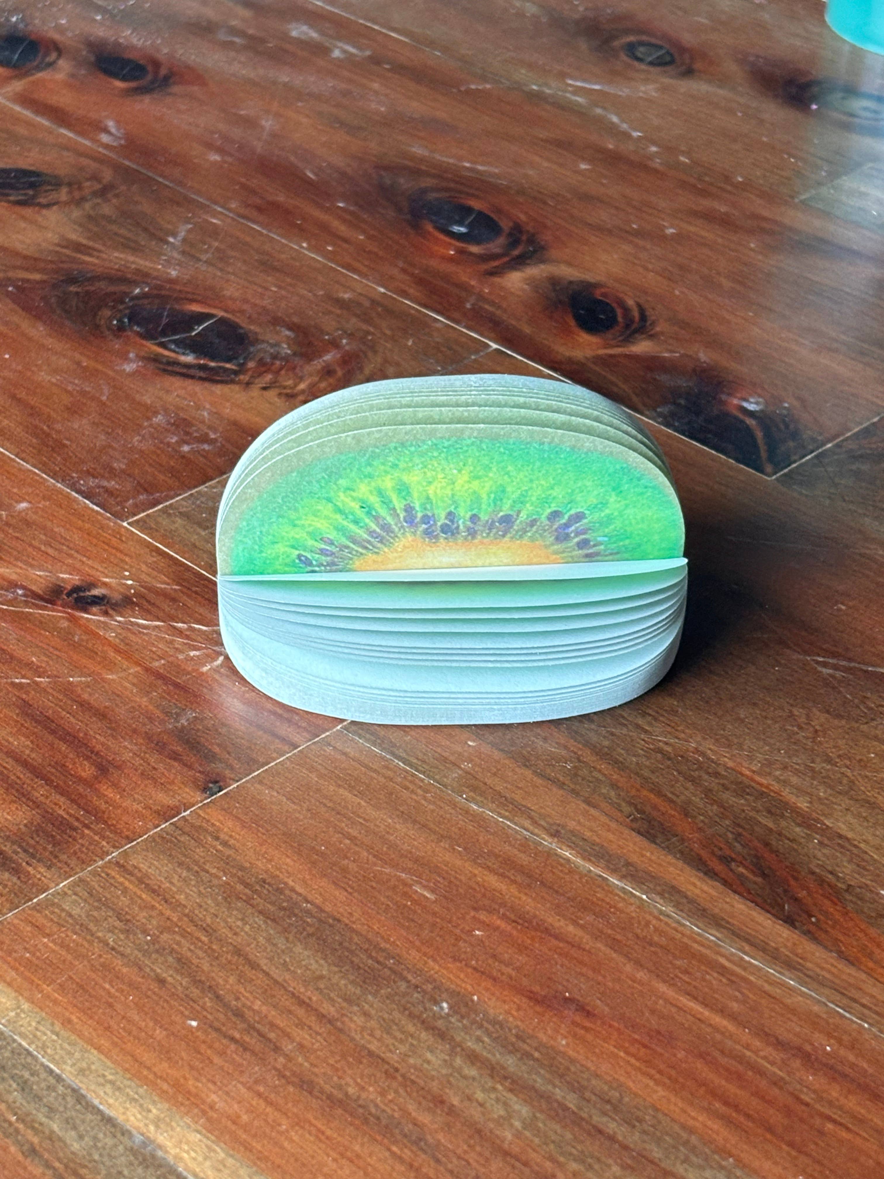 SomeFinn - Wholesale Notepad - Kiwi - Shaped 3.5" Notepads1